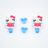 Hello Kitty Pair of Four (2 Pins with 2 Hair Catch)